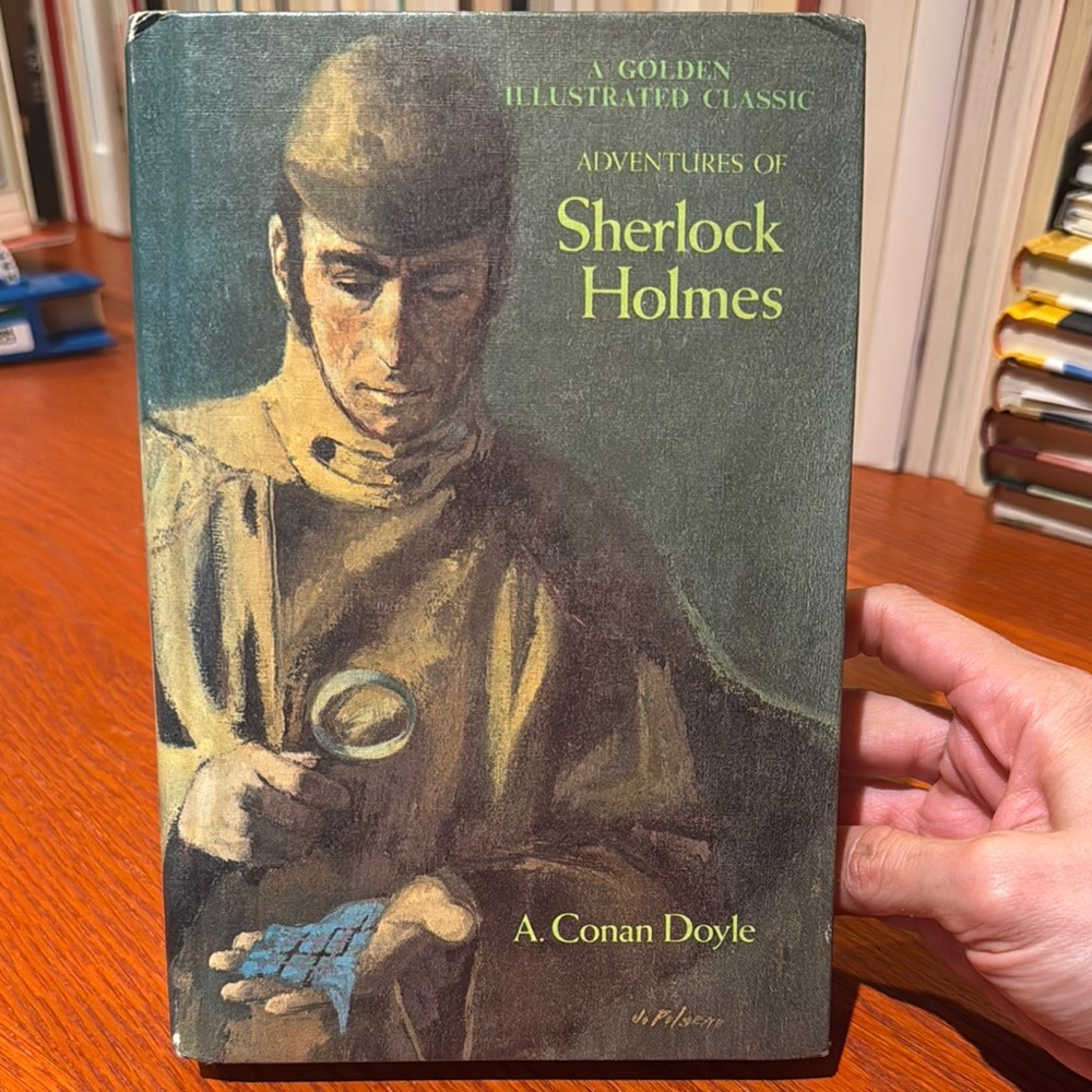 1965 Vintage Adventures of Sherlock Holmes Book